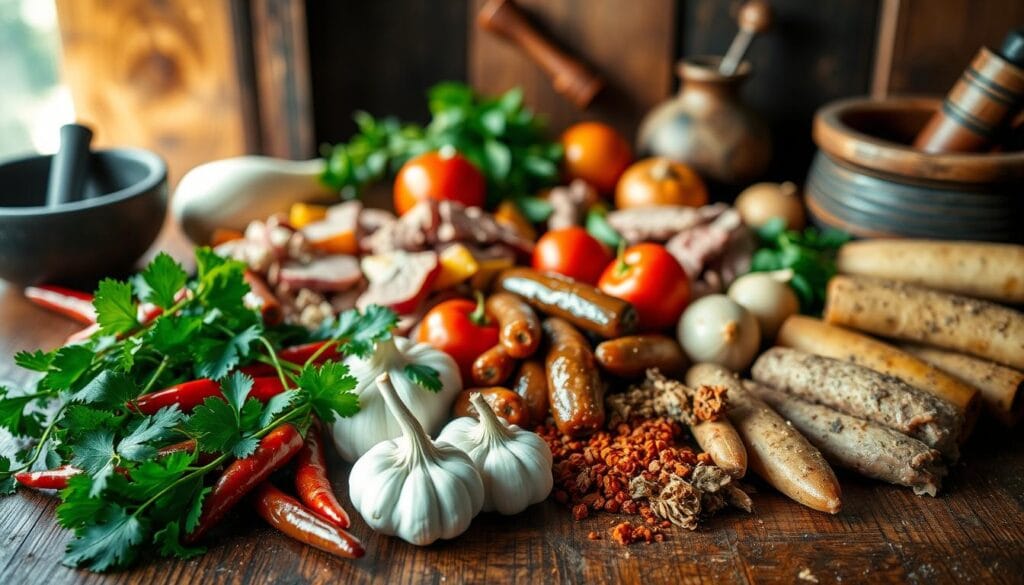 Ingredientes e utensílios essenciais para um prato brasileiro autêntico Ingredientes e utensílios essenciais para um prato brasileiro autêntico