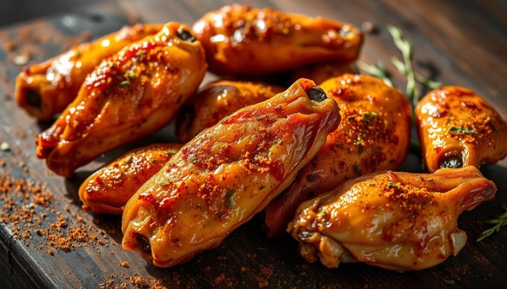 asinha de frango temperada