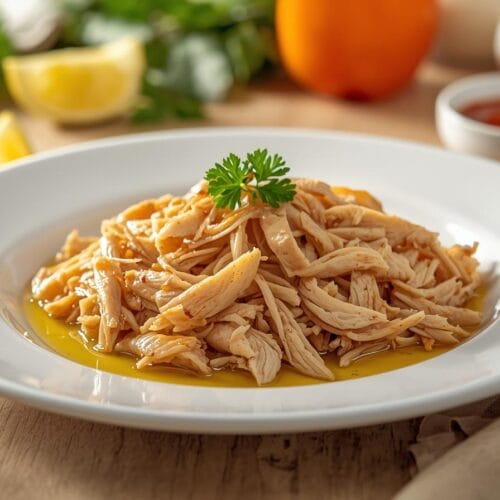 Frango Desfiado Fácil e Suculento