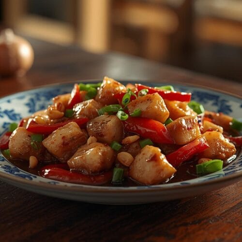 Frango Xadrez Receita Chinesa Autêntica