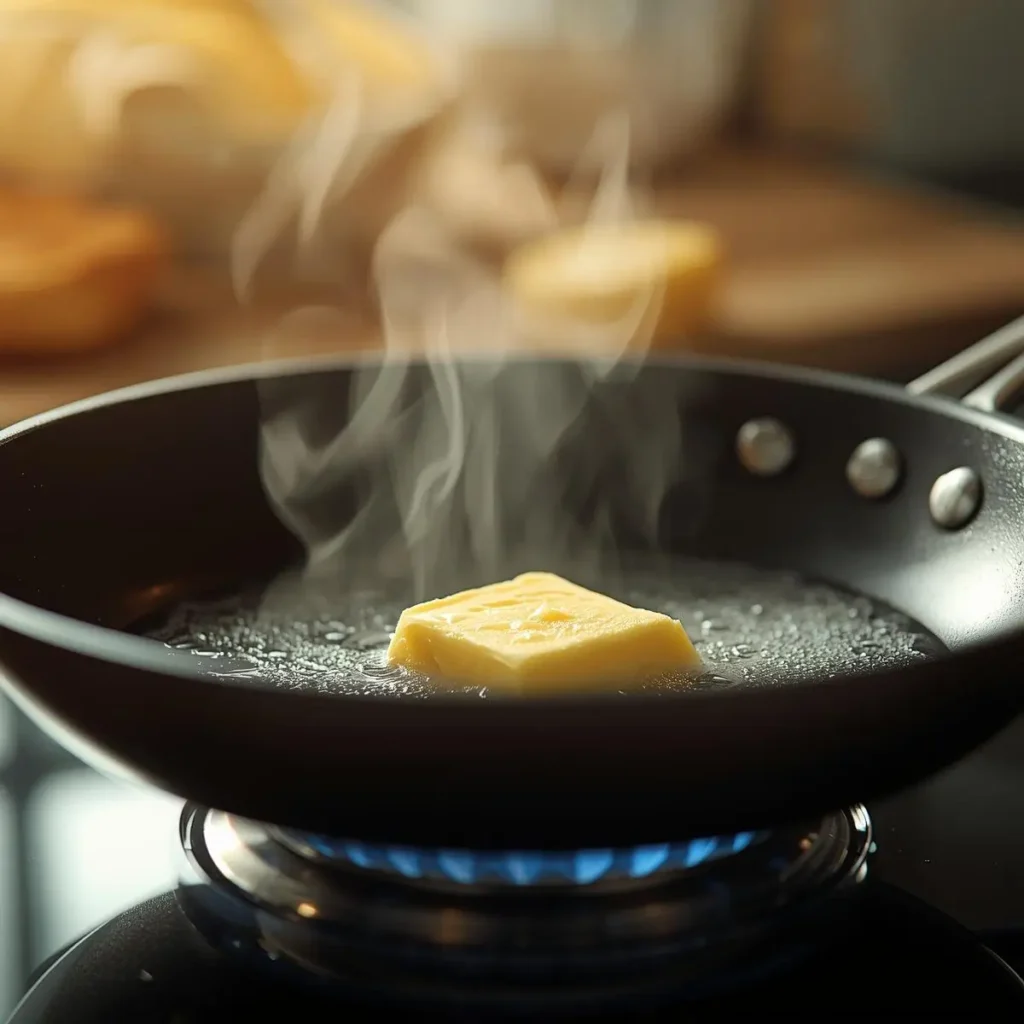ovo mexido cremoso receita rápida manteiga derretendo na frigideira