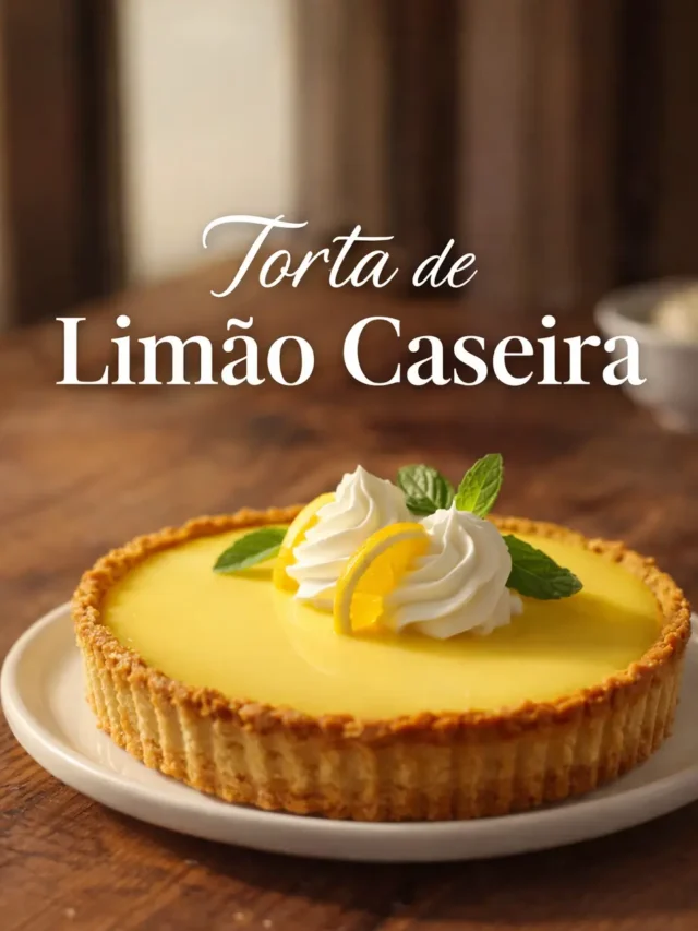 Torta de Limão Caseira