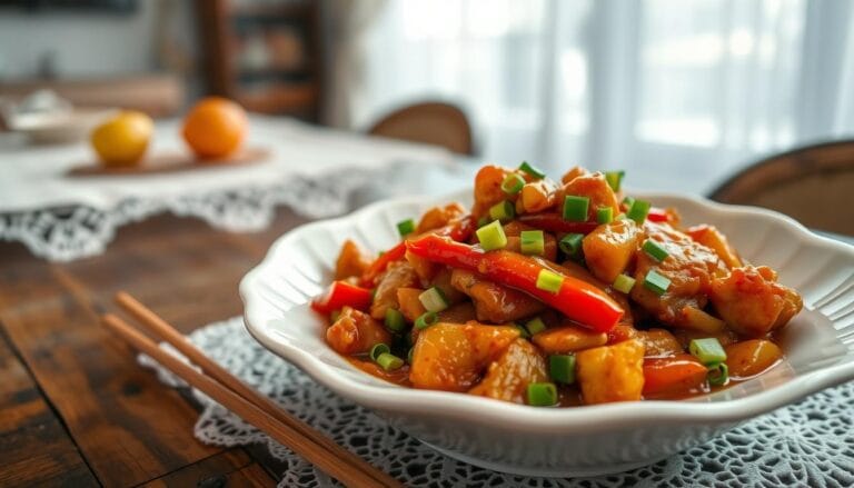 frango xadrez receita chinesa