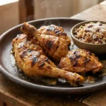 Frango à Zambeziana moçambicano com coco e mucapata