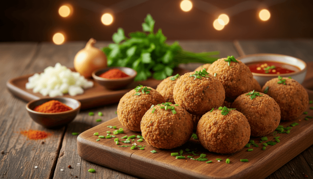 bolinho de carne moída