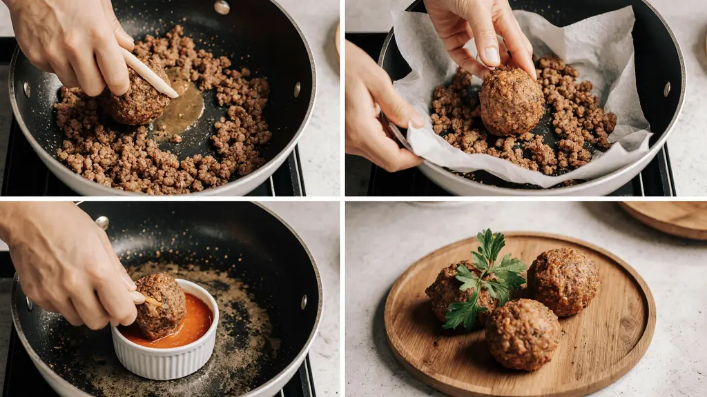 Bolinho de Carne Moída