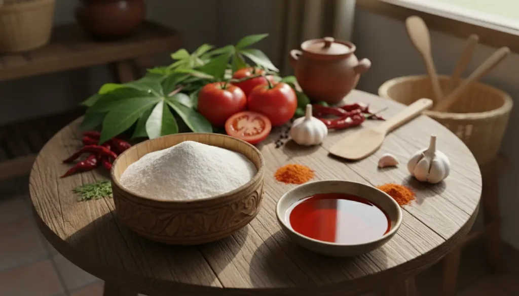 ingredientes para funge angolano
