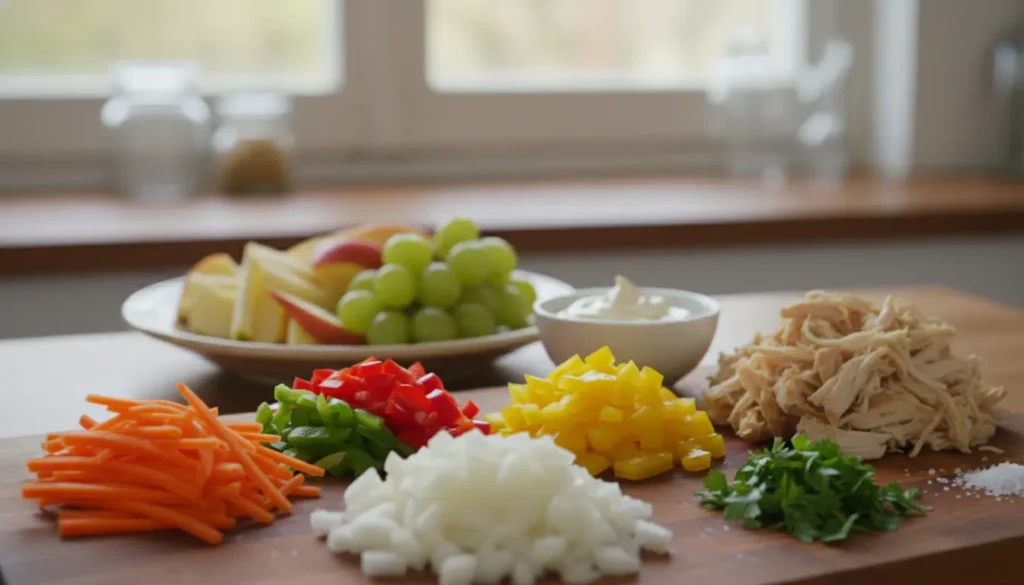 Ingredientes de Salpicão de Frango