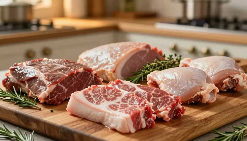Tipos de carne para assar na pressão