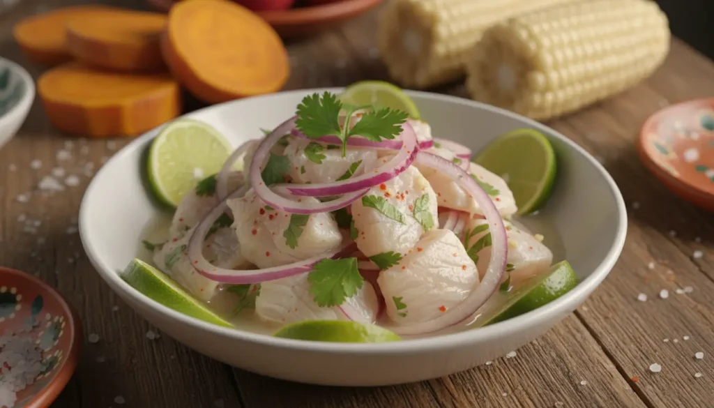 ceviche peruano autêntico