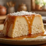 Pudim de Tapioca Nordestino Fácil: Passo a Passo Sem Erros Pudim de tapioca nordestino cremoso com calda de caramelo e coco ralado