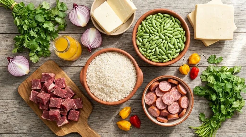 ingredientes do baião de dois original
